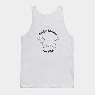 Cocker Spaniel Fan Club Tank Top